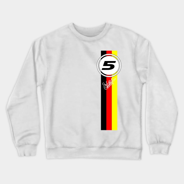 Sebastian Vettel, german pride Crewneck Sweatshirt by FinnickArrow